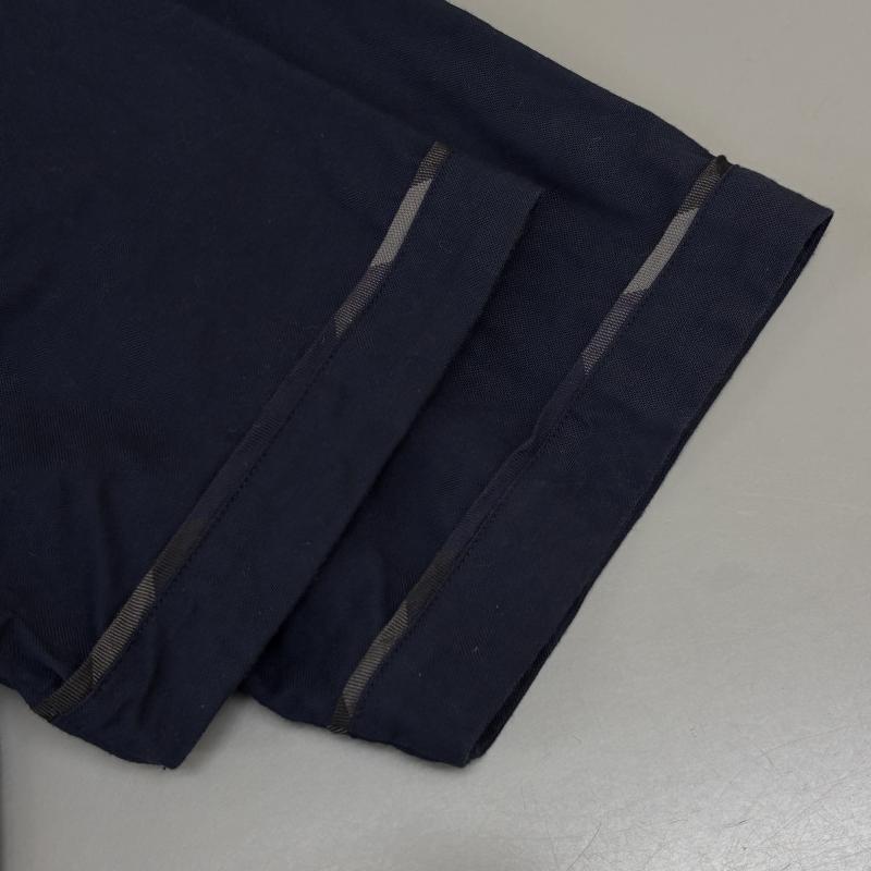 ブラックレーベル・クレストブリッジ BLACK LABEL CRESTBRIDGE シャツ、ブラウス 半袖 51M91-791-28 ボタンダウンカラー 半袖 シャツ 紺 ネイビー M 紺 / ネイビー / navy メンズ USED 古着 中古 50132606