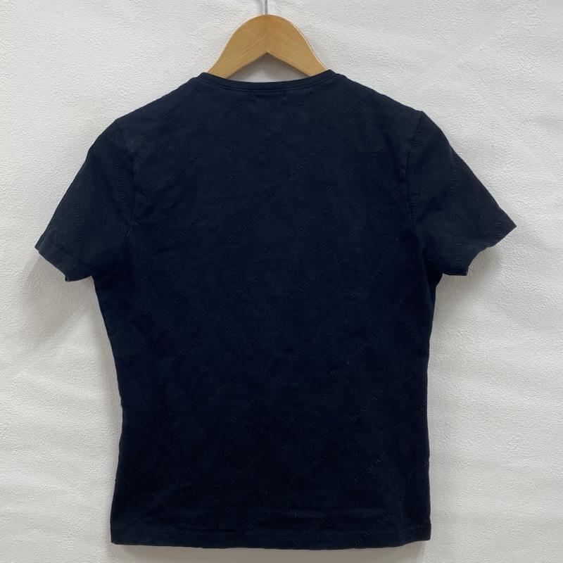 バーバリーロンドン Burberry London Tシャツ 半袖 総柄 ロゴ 刺繍 クルーネック 半袖 Tシャツ FAA16-329 2 ロゴ、文字 X 刺繍 黒 / ブラック / black レディース USED 古着 中古 50132632