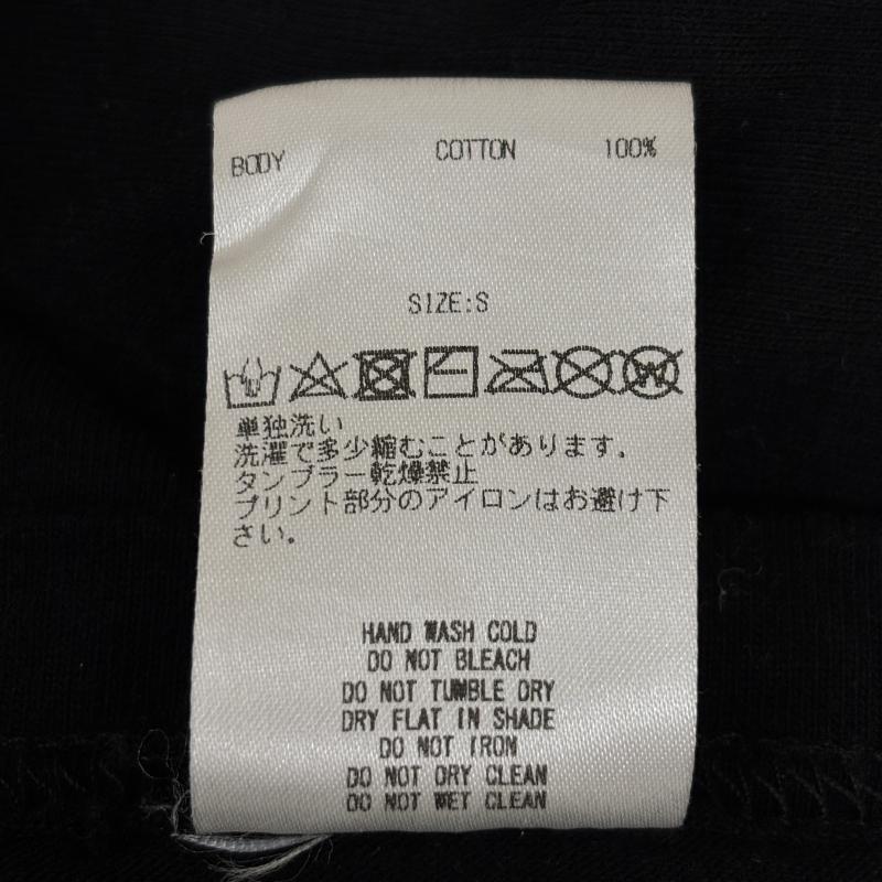 ウィンダンシー WIND AND SEA Tシャツ 長袖 ゴッドセレクショントリプルエックス コラボ ロゴ プリント クルーネック ロンT 長袖 Tシャツ 黒 ブラック S 黒 / ブラック / black メンズ USED 古着 中古 50132678
