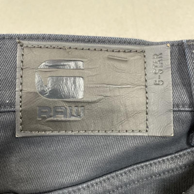 ジースターロゥ G-STAR RAW パンツ ワークパンツ、ペインターパンツ REVEND FWD SKINNY 光沢 濃紺 ストレッチ デニム スリム テーパード スキニー パンツ 30インチ ロゴ、文字 紺 / ネイビー / navy メンズ USED 古着 中古 50132713