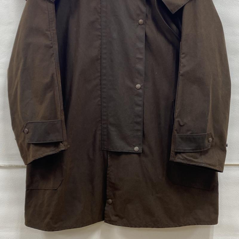 古着 USED コート コート一般 THOMAS COOK オイルド ライディング コート ワックスコットン アンブレラヨーク M 茶 / ブラウン / brown メンズ USED 古着 中古 50132756