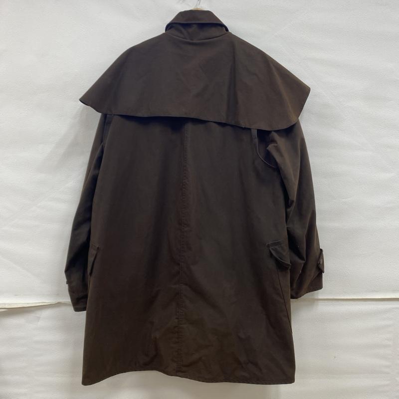 古着 USED コート コート一般 THOMAS COOK オイルド ライディング コート ワックスコットン アンブレラヨーク M 茶 / ブラウン / brown メンズ USED 古着 中古 50132756