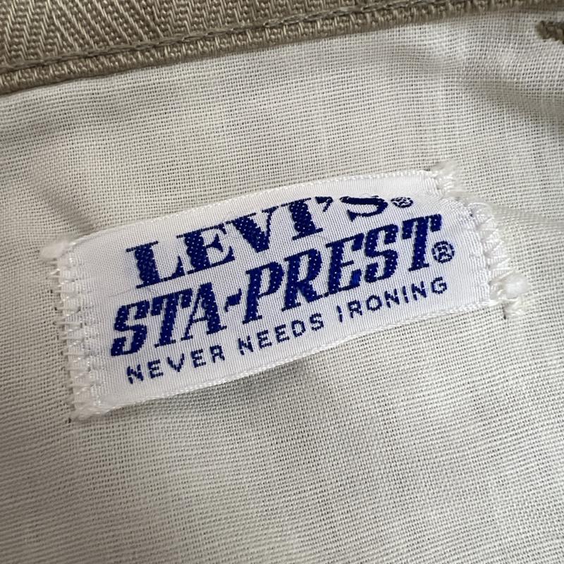 リーバイス Levi s ボトムス ボトムス 70s USA製 スタプレ ヘリンボーン - ベージュ / ベージュ / beige メンズ USED 古着 中古 50132805