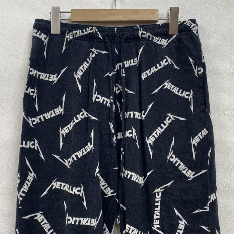 古着 USED ボトムス ボトムス METALLICA メタリカ 2018 総柄 イージー スリーピング パンツ ロック メタル バンド ウエストゴム S 総柄 X ロゴ、文字 黒 / ブラック / black X 白 / ホワイト / white メンズ USED 古着 中古 50132832
