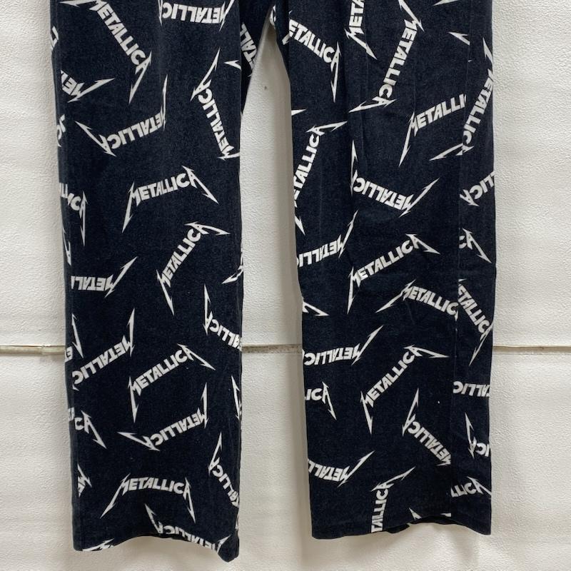 古着 USED ボトムス ボトムス METALLICA メタリカ 2018 総柄 イージー スリーピング パンツ ロック メタル バンド ウエストゴム S 総柄 X ロゴ、文字 黒 / ブラック / black X 白 / ホワイト / white メンズ USED 古着 中古 50132832