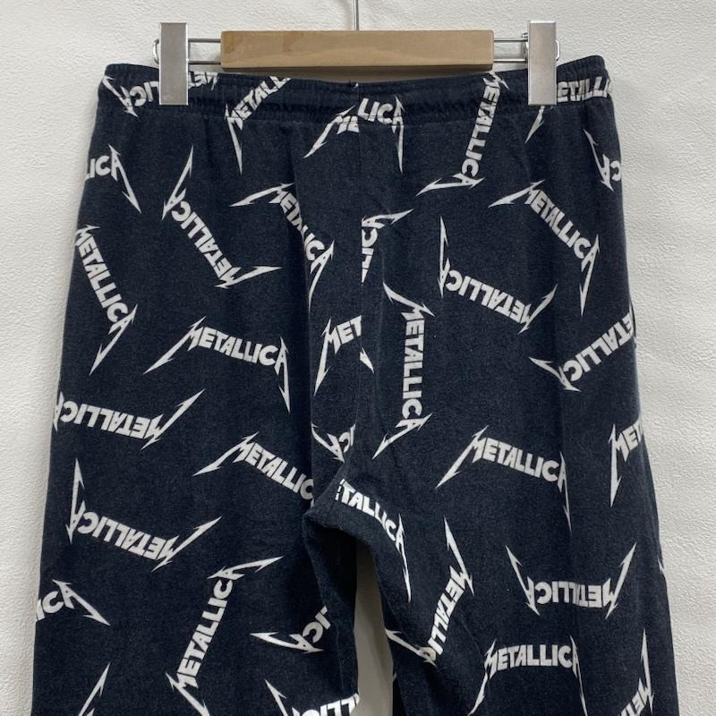 古着 USED ボトムス ボトムス METALLICA メタリカ 2018 総柄 イージー スリーピング パンツ ロック メタル バンド ウエストゴム S 総柄 X ロゴ、文字 黒 / ブラック / black X 白 / ホワイト / white メンズ USED 古着 中古 50132832