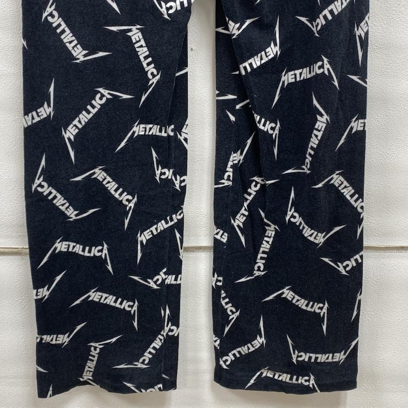 古着 USED ボトムス ボトムス METALLICA メタリカ 2018 総柄 イージー スリーピング パンツ ロック メタル バンド ウエストゴム S 総柄 X ロゴ、文字 黒 / ブラック / black X 白 / ホワイト / white メンズ USED 古着 中古 50132832