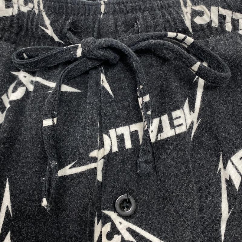 古着 USED ボトムス ボトムス METALLICA メタリカ 2018 総柄 イージー スリーピング パンツ ロック メタル バンド ウエストゴム S 総柄 X ロゴ、文字 黒 / ブラック / black X 白 / ホワイト / white メンズ USED 古着 中古 50132832
