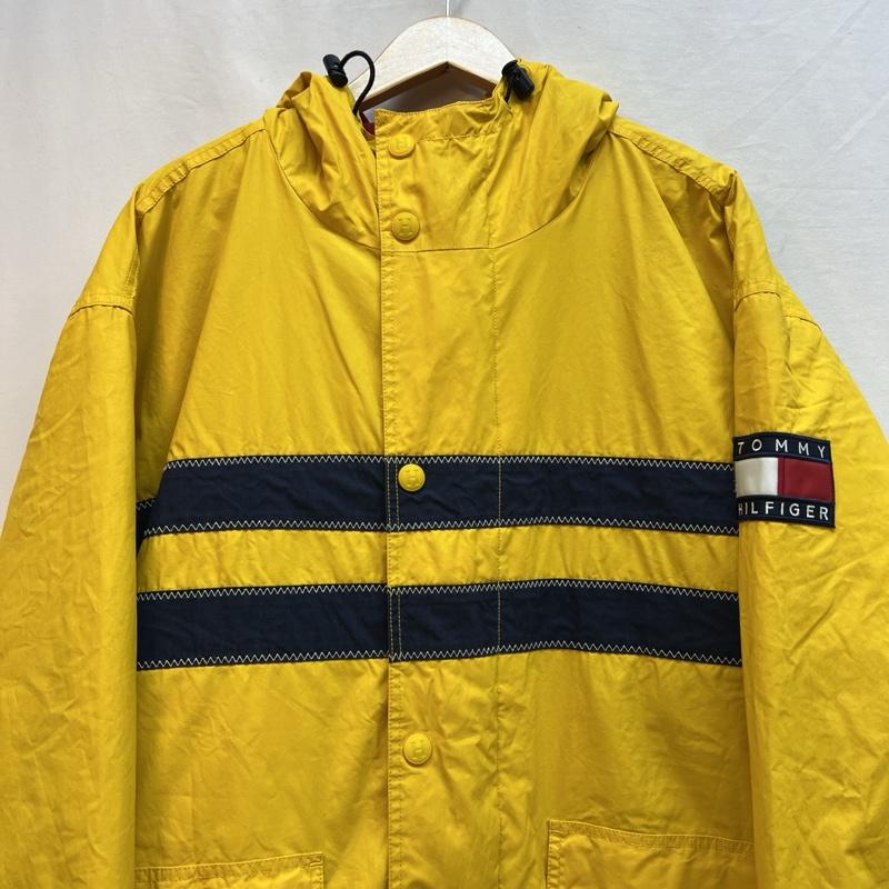 トミーヒルフィガー TOMMY HILFIGER ジャケット、上着 ジャンパー、ブルゾン 90s フリース キルティングライナー ナイロン セーリングジャケット L 黄 / イエロー / yellow メンズ USED 古着 中古 50132842