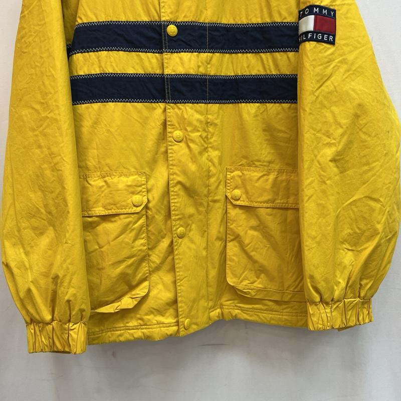 トミーヒルフィガー TOMMY HILFIGER ジャケット、上着 ジャンパー、ブルゾン 90s フリース キルティングライナー ナイロン セーリングジャケット L 黄 / イエロー / yellow メンズ USED 古着 中古 50132842