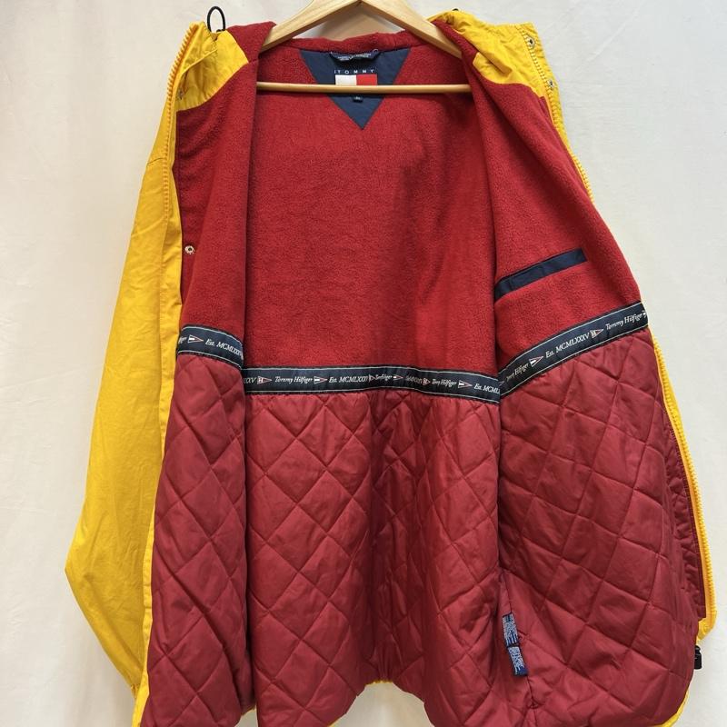 トミーヒルフィガー TOMMY HILFIGER ジャケット、上着 ジャンパー、ブルゾン 90s フリース キルティングライナー ナイロン セーリングジャケット L 黄 / イエロー / yellow メンズ USED 古着 中古 50132842