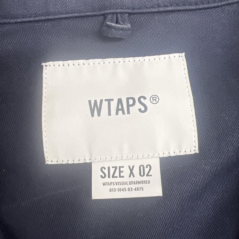 ダブルタップス WTAPS ジャケット、上着 ジャンパー、ブルゾン 202BRDT-SHM01 ミリタリー シャツ ジャケット 3 紺 / ネイビー / navy メンズ USED 古着 中古 50132848