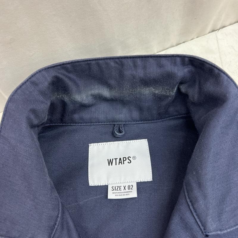 ダブルタップス WTAPS ジャケット、上着 ジャンパー、ブルゾン 202BRDT-SHM01 ミリタリー シャツ ジャケット 3 紺 / ネイビー / navy メンズ USED 古着 中古 50132848