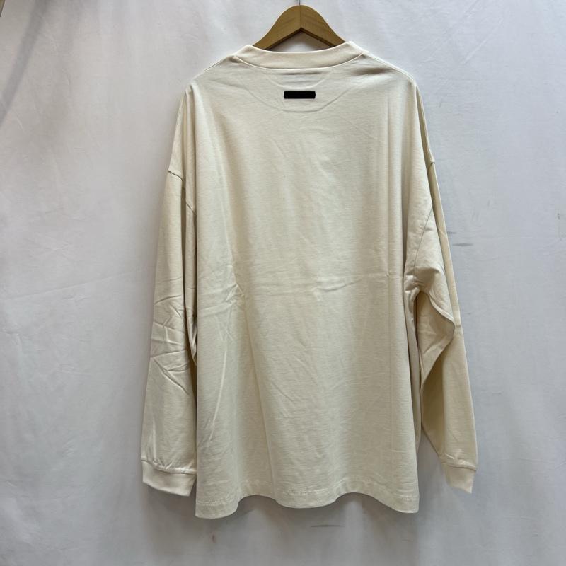 エフオージーエッセンシャルズ FOG ESSENTIALS Tシャツ 長袖 ロゴ ロングスリーブ Ｔシャツ ロンＴ M アイボリー / アイボリー / メンズ USED 古着 中古 50132854