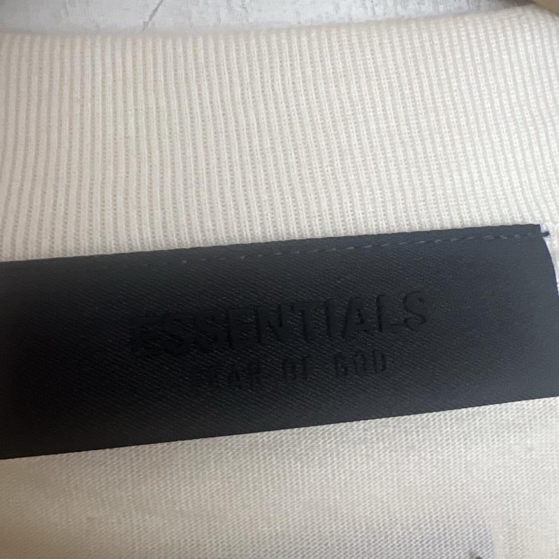エフオージーエッセンシャルズ FOG ESSENTIALS Tシャツ 長袖 ロゴ ロングスリーブ Ｔシャツ ロンＴ M アイボリー / アイボリー / メンズ USED 古着 中古 50132854