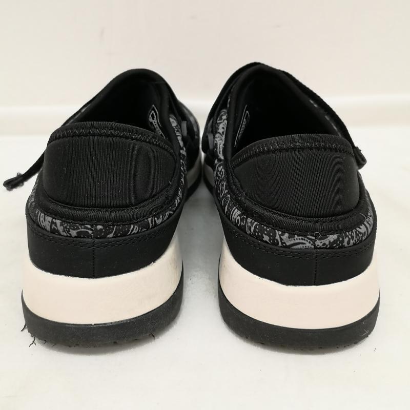 ワイルドシングス WILD THINGS スリッポン スリッポン 2WAY モック シューズ ペイズリー スリッポン 222002 25.0cm 黒 / ブラック / black X 白 / ホワイト / white メンズ USED 古着 中古 50132891