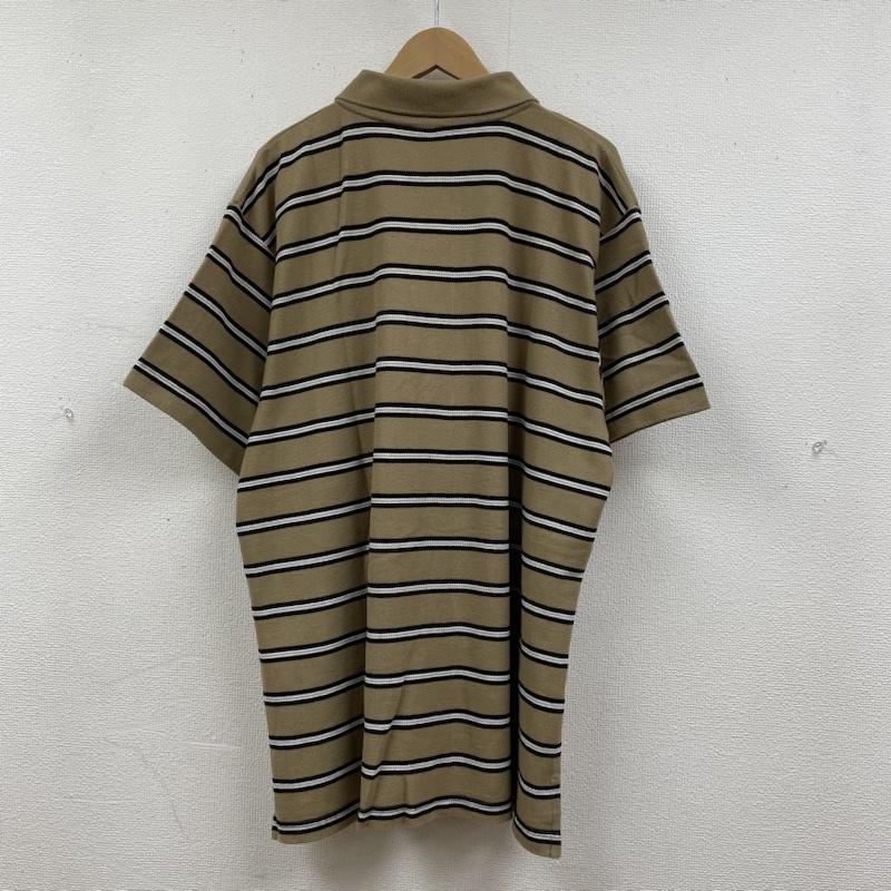 ドッグタウン DOGTOWN ポロシャツ 半袖 00s ボーダー 刺繍 ロゴ パッチ 半袖 ポロシャツ 大きめ オーバーサイズ XL ボーダー柄 X ロゴ、文字 X 刺繍 ベージュ / ベージュ / beige メンズ USED 古着 中古 50132971