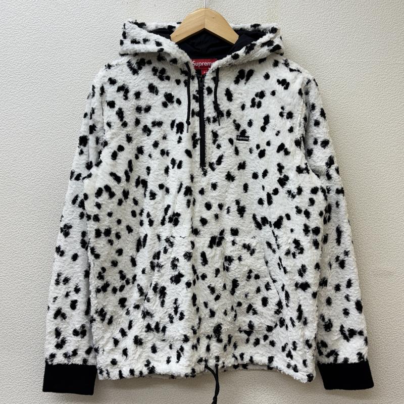 シュプリーム Supreme パーカー 長袖 14SS ダルメシアン ハーフジップ プルオーバー フーディ ファー パーカー 白 黒 ホワイト ブラック S 白 / ホワイト / white X 黒 / ブラック / black メンズ USED 古着 中古 50132982