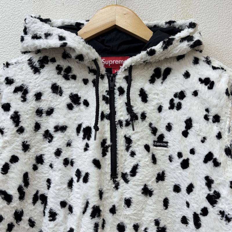 シュプリーム Supreme パーカー 長袖 14SS ダルメシアン ハーフジップ プルオーバー フーディ ファー パーカー 白 黒 ホワイト ブラック S 白 / ホワイト / white X 黒 / ブラック / black メンズ USED 古着 中古 50132982