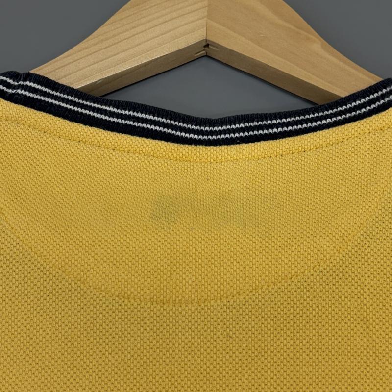 チャップスラルフローレン CHAPSRALPHLAUREN Tシャツ 半袖 オーバーサイズ 鹿の子 半袖 リンガー Tシャツ 黄色 イエロー L 黄 / イエロー / yellow メンズ USED 古着 中古 50132983