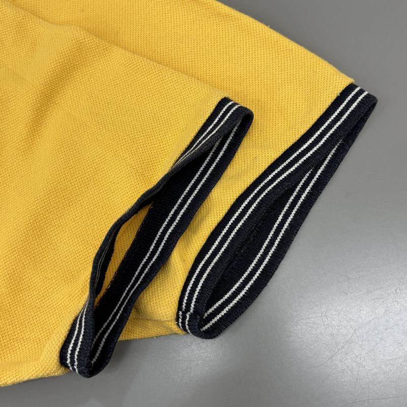 チャップスラルフローレン CHAPSRALPHLAUREN Tシャツ 半袖 オーバーサイズ 鹿の子 半袖 リンガー Tシャツ 黄色 イエロー L 黄 / イエロー / yellow メンズ USED 古着 中古 50132983