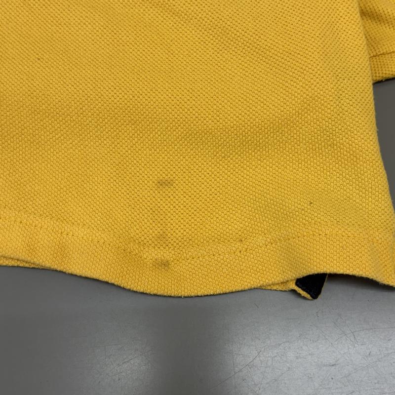 チャップスラルフローレン CHAPSRALPHLAUREN Tシャツ 半袖 オーバーサイズ 鹿の子 半袖 リンガー Tシャツ 黄色 イエロー L 黄 / イエロー / yellow メンズ USED 古着 中古 50132983