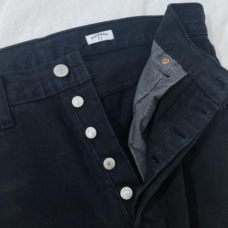 オールドパーク OLD PARK パンツ デニム、ジーンズ OLD PARK × Levi s 再構築デニムパンツ ブラックデニム 無地 黒 / ブラック / black メンズ USED 古着 中古 50133001