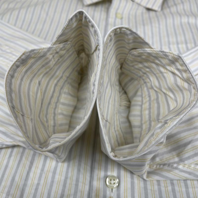 ブルックス ブラザーズ BROOKS BROTHERS シャツ、ブラウス 長袖 長袖 シャツ ブラウス MAKERS 復刻 Est.1818 オックスフォード ストライプ ストライプ 白 / ホワイト / white X マルチカラー / マルチカラー / multicolor メンズ USED 古着 中古 50133026