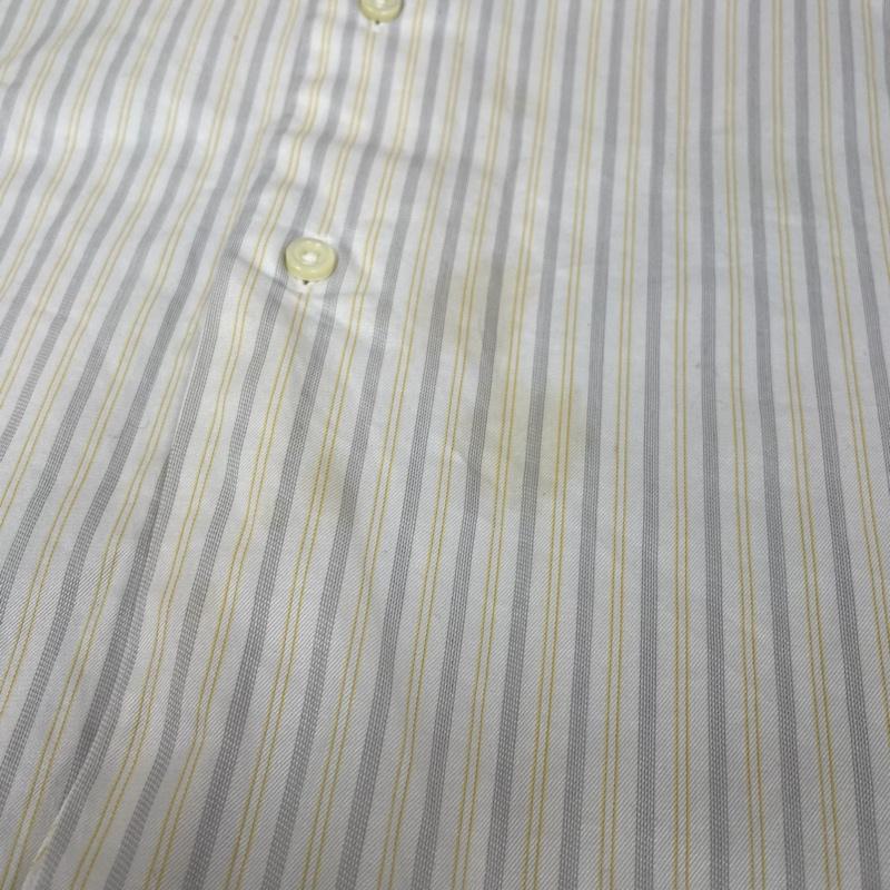 ブルックス ブラザーズ BROOKS BROTHERS シャツ、ブラウス 長袖 長袖 シャツ ブラウス MAKERS 復刻 Est.1818 オックスフォード ストライプ ストライプ 白 / ホワイト / white X マルチカラー / マルチカラー / multicolor メンズ USED 古着 中古 50133026