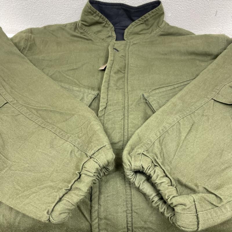 古着 USED ジャケット、上着 ジャンパー、ブルゾン military ドイツ軍 エンジニア ジップアップ ジャケット パッチ 刺繍 vintage 80s ロゴ、文字 X 刺繍 カーキ / カーキ / khaki メンズ USED 古着 中古 50133034