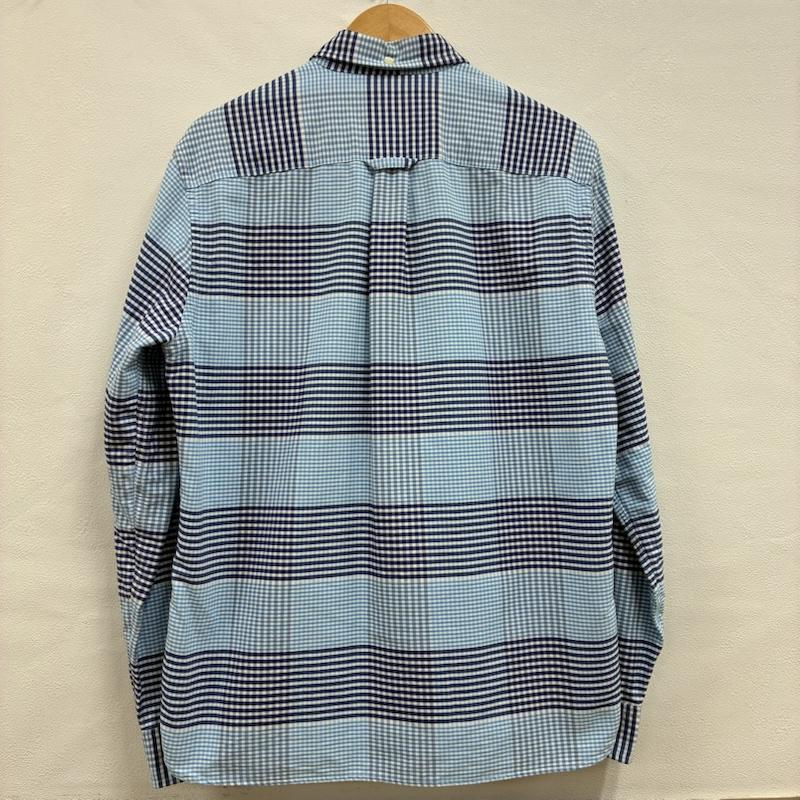 ブルックス ブラザーズ BROOKS BROTHERS シャツ、ブラウス 長袖 Red Fleece ボタンダウン コットン チェック ロングスリーブ シャツ M チェック X ワンポイント X 刺繍 青 / ブルー / blue X 水色 / ライトブルー / X 白 / ホワイト / white メンズ USED 古着 中古 50133067