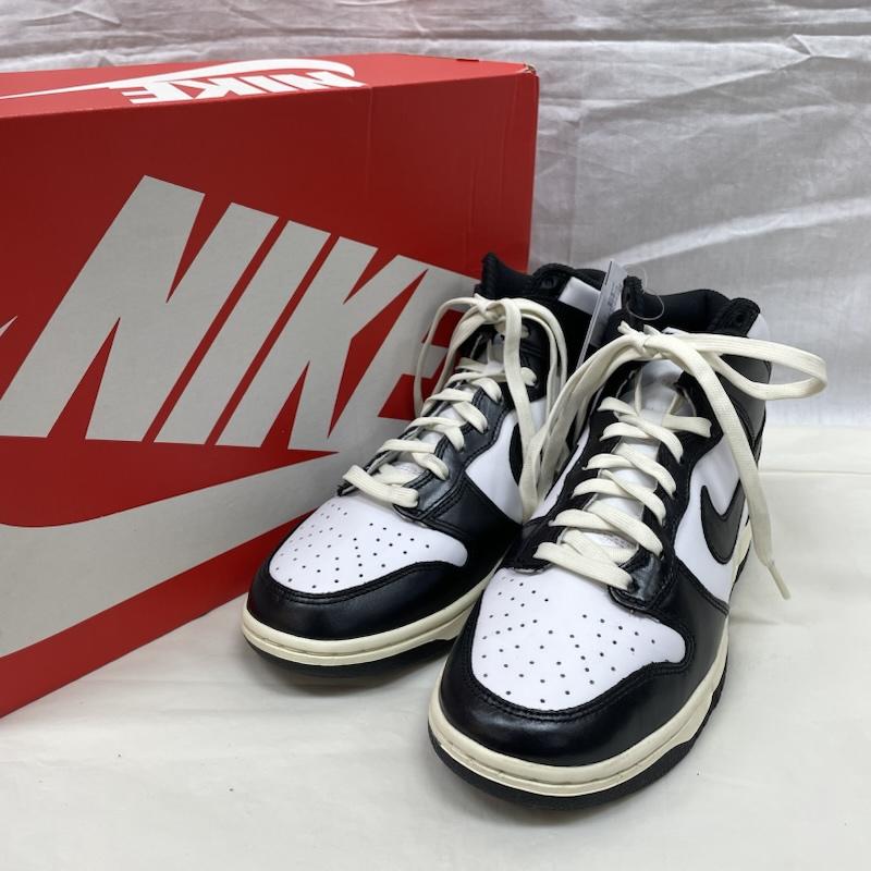 ナイキ NIKE スニーカー スニーカー DQ8581-100 Women s Dunk High Vintage Black ウィメンズ ダンク ハイ ヴィンテージブラック 26.0cm 黒 / ブラック / black X 白 / ホワイト / white メンズ USED 古着 中古 50133083
