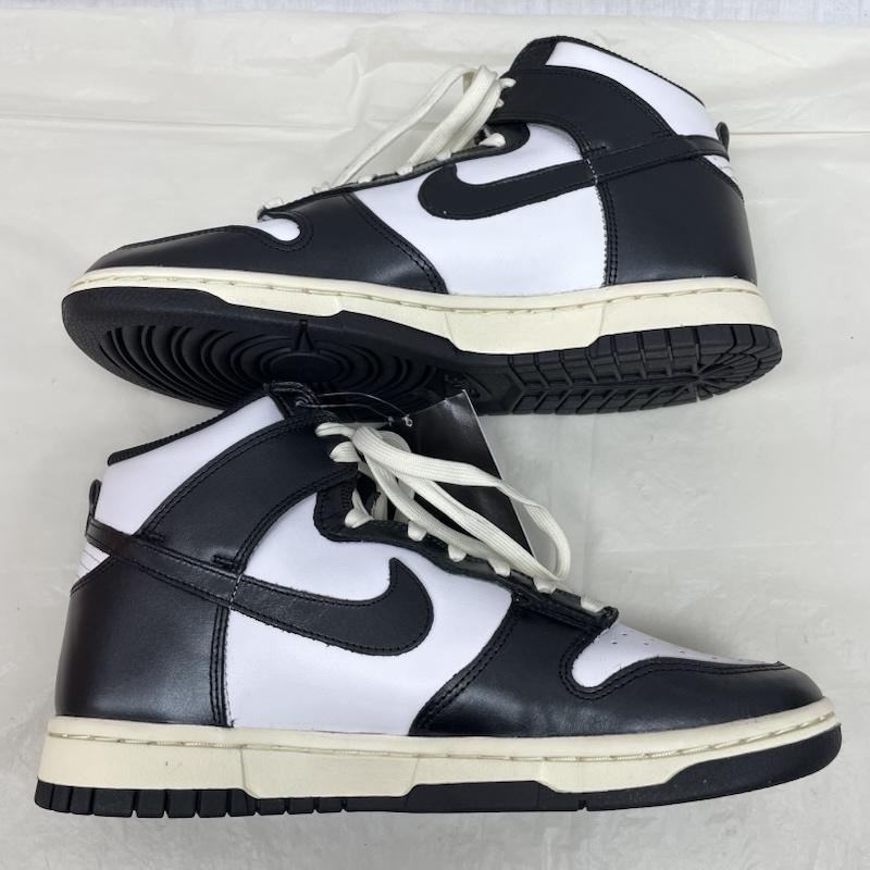 ナイキ NIKE スニーカー スニーカー DQ8581-100 Women s Dunk High Vintage Black ウィメンズ ダンク ハイ ヴィンテージブラック 26.0cm 黒 / ブラック / black X 白 / ホワイト / white メンズ USED 古着 中古 50133083