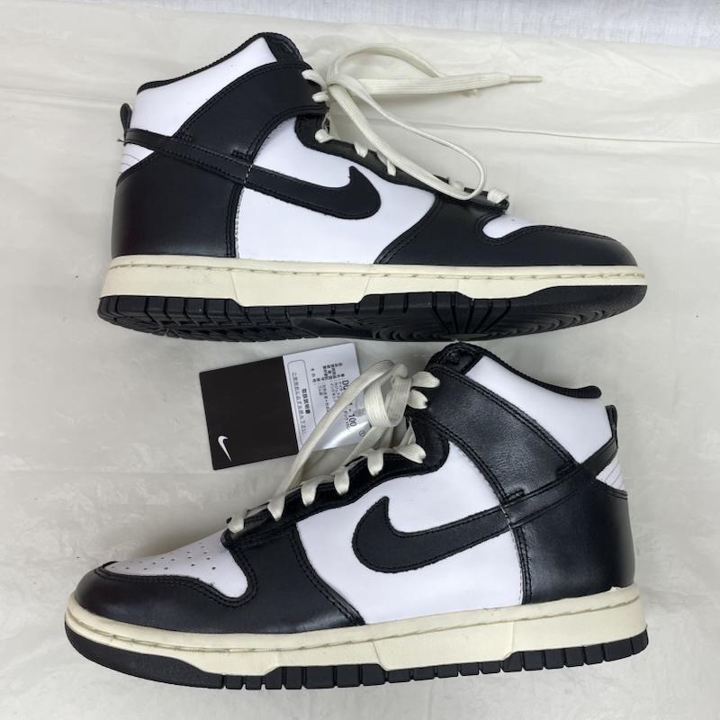 ナイキ NIKE スニーカー スニーカー DQ8581-100 Women s Dunk High Vintage Black ウィメンズ ダンク ハイ ヴィンテージブラック 26.0cm 黒 / ブラック / black X 白 / ホワイト / white メンズ USED 古着 中古 50133083