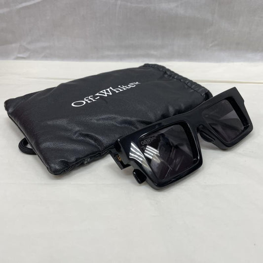 オフホワイト off white めがね・サングラス サングラス OERI017 1007 Nassau ナッソー プラスチック BLK ブラック 黒 - 黒 / ブラック / black メンズ USED 古着 中古 50133086