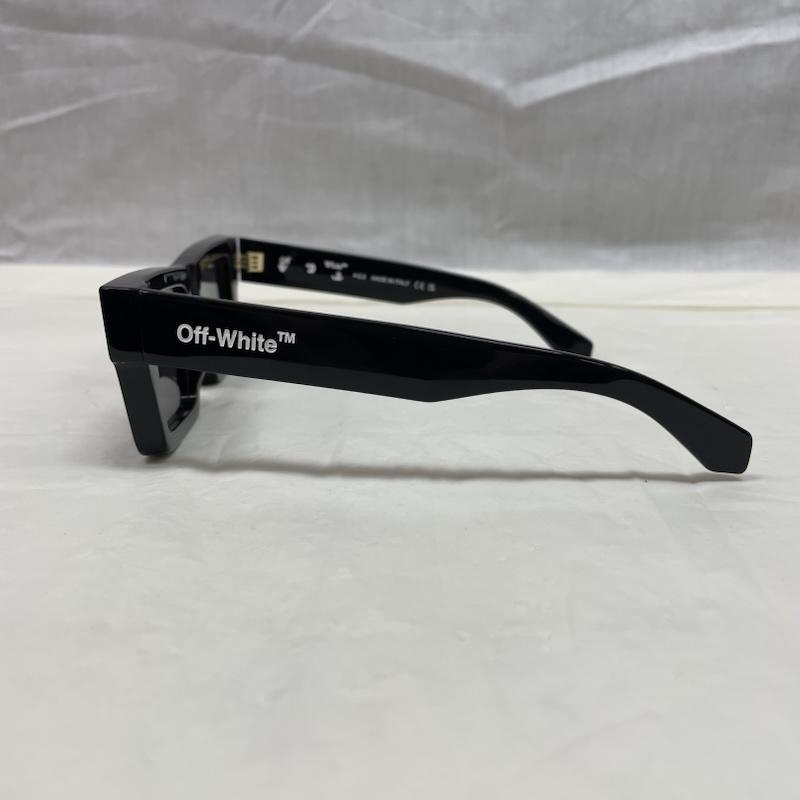 オフホワイト off white めがね・サングラス サングラス OERI017 1007 Nassau ナッソー プラスチック BLK ブラック 黒 - 黒 / ブラック / black メンズ USED 古着 中古 50133086