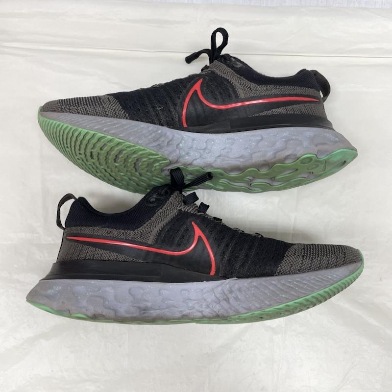 ナイキ NIKE スニーカー スニーカー CT2357-200 リアクト インフィニティ ラン フライニット 2 ブラック 26.5cm 黒 / ブラック / black メンズ USED 古着 中古 50133091