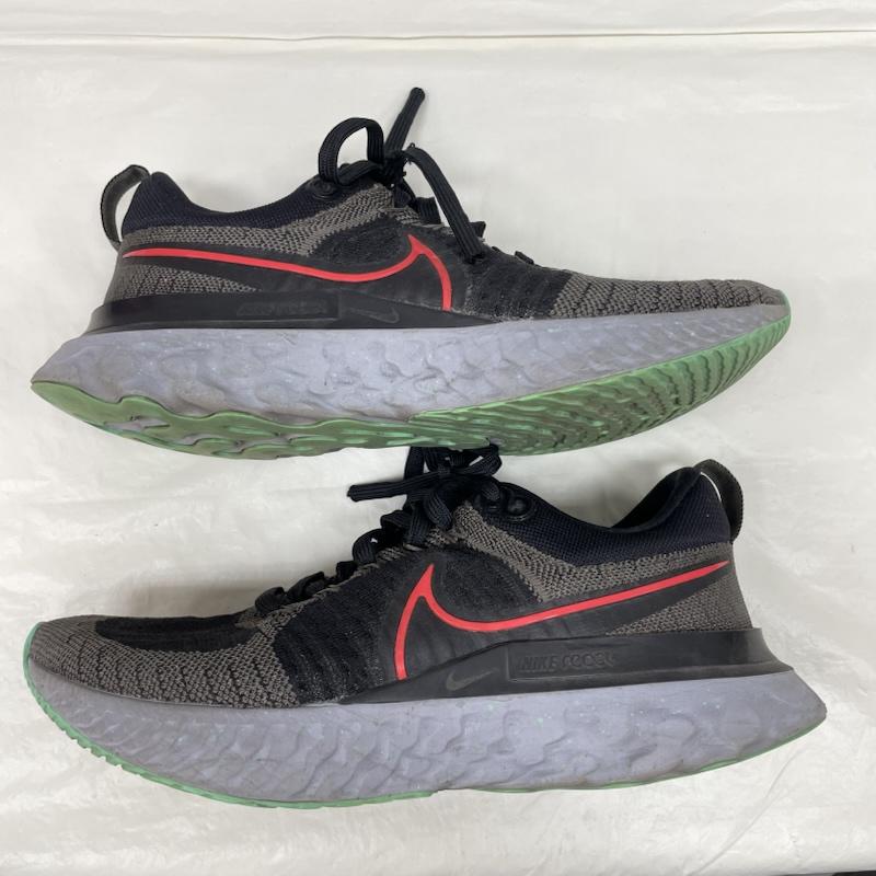 ナイキ NIKE スニーカー スニーカー CT2357-200 リアクト インフィニティ ラン フライニット 2 ブラック 26.5cm 黒 / ブラック / black メンズ USED 古着 中古 50133091
