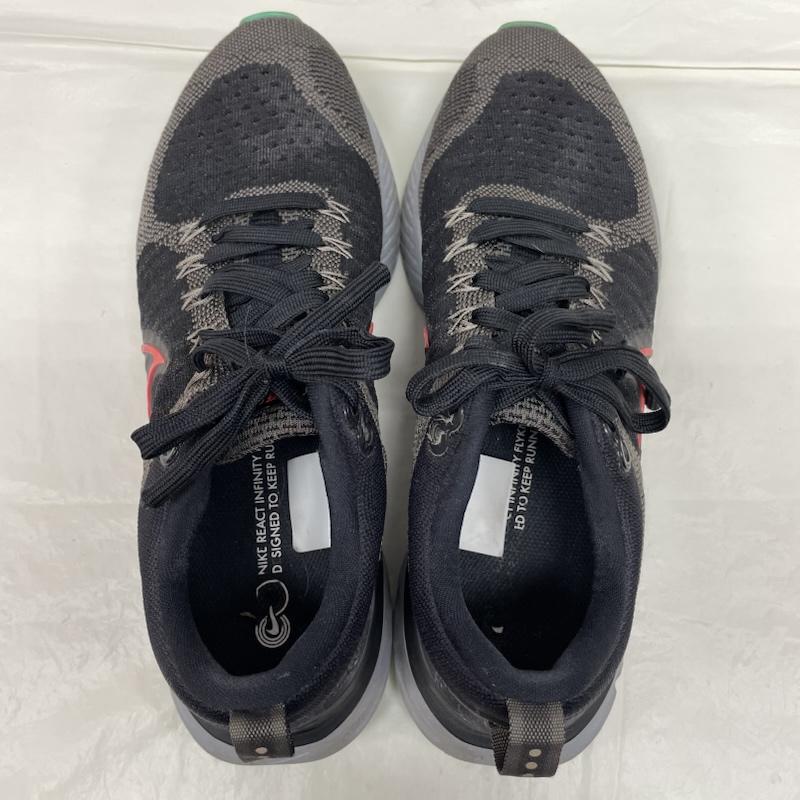 ナイキ NIKE スニーカー スニーカー CT2357-200 リアクト インフィニティ ラン フライニット 2 ブラック 26.5cm 黒 / ブラック / black メンズ USED 古着 中古 50133091