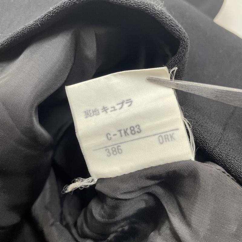 イヴサンローラン Yves Saint Laurent スカート ひざ丈スカート スリット入り ひざ丈 台形スカート タイト サイドジップ 無地 L 無地 黒 / ブラック / black レディース USED 古着 中古 50133120