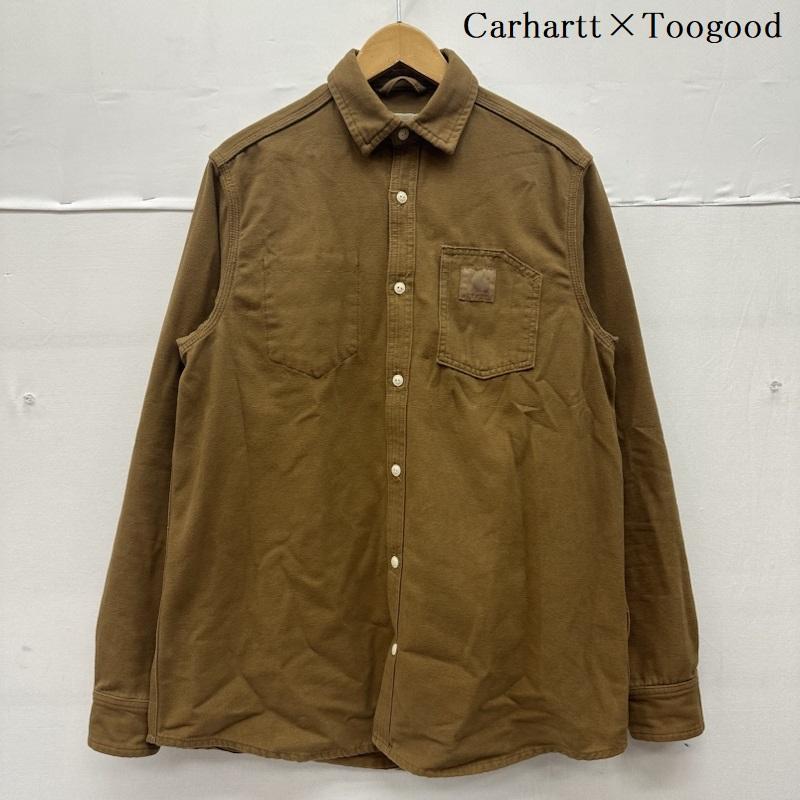 カーハート Carhartt シャツ、ブラウス 長袖 Toogood レギュラーカラー ワーク シャツ XS 茶 / ブラウン / brown メンズ USED 古着 中古 50133130