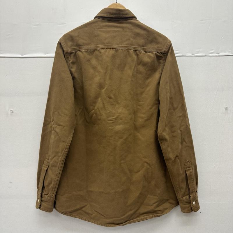 カーハート Carhartt シャツ、ブラウス 長袖 Toogood レギュラーカラー ワーク シャツ XS 茶 / ブラウン / brown メンズ USED 古着 中古 50133130