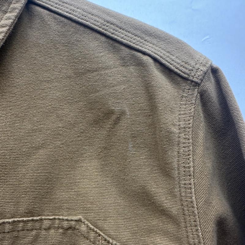 カーハート Carhartt シャツ、ブラウス 長袖 Toogood レギュラーカラー ワーク シャツ XS 茶 / ブラウン / brown メンズ USED 古着 中古 50133130