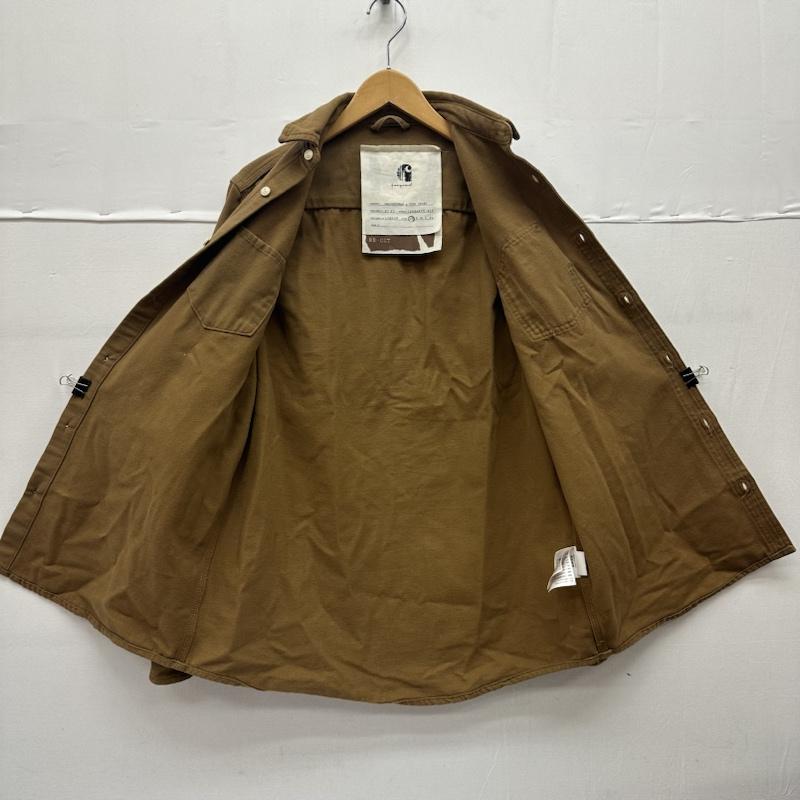 カーハート Carhartt シャツ、ブラウス 長袖 Toogood レギュラーカラー ワーク シャツ XS 茶 / ブラウン / brown メンズ USED 古着 中古 50133130