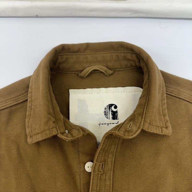 カーハート Carhartt シャツ、ブラウス 長袖 Toogood レギュラーカラー ワーク シャツ XS 茶 / ブラウン / brown メンズ USED 古着 中古 50133130