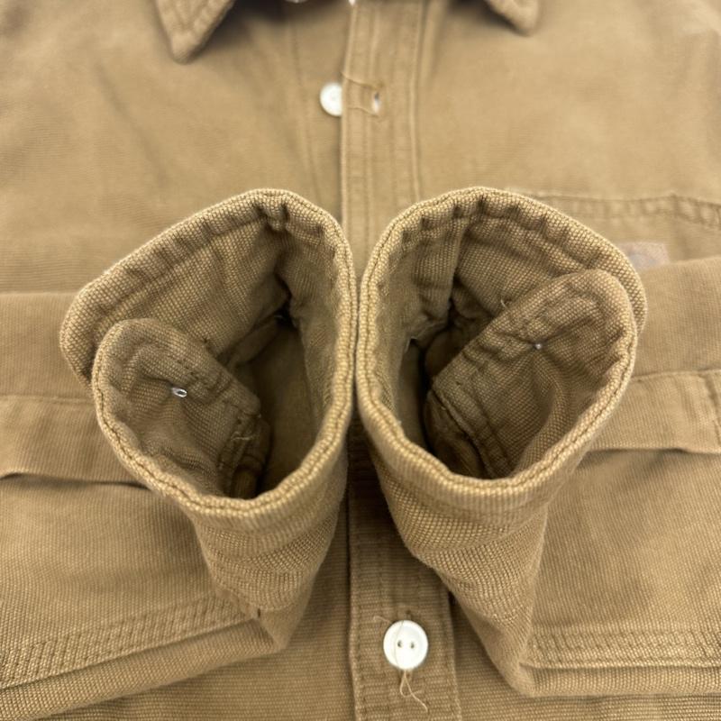 カーハート Carhartt シャツ、ブラウス 長袖 Toogood レギュラーカラー ワーク シャツ XS 茶 / ブラウン / brown メンズ USED 古着 中古 50133130