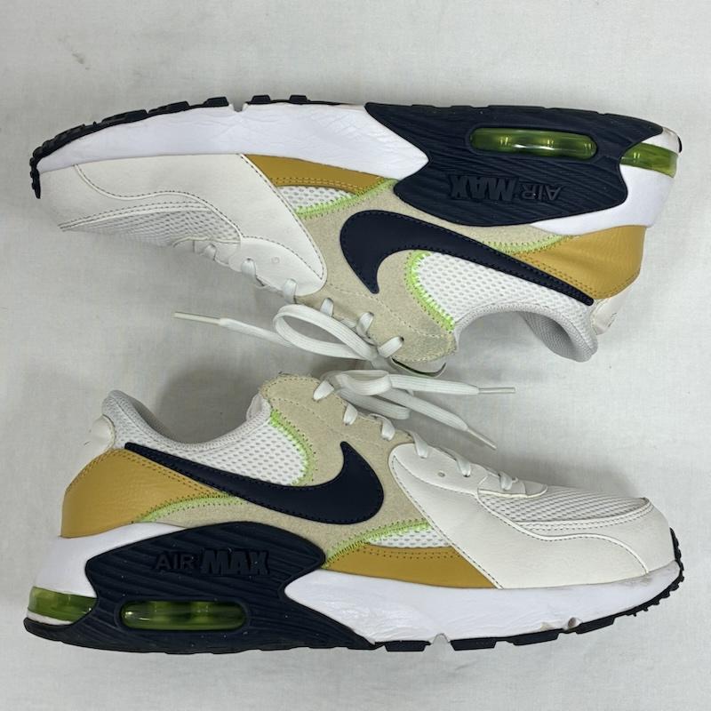 ナイキ NIKE スニーカー スニーカー AIR MAX EXCEE エアマックス エクシー CD4165-119 ローカット スニーカー 27.5cm ロゴ、文字 白 / ホワイト / white X 紺 / ネイビー / navy X マスタード / マスタード / X 黄緑 / イエローグリーン / メンズ USED 古着 中古 50133220