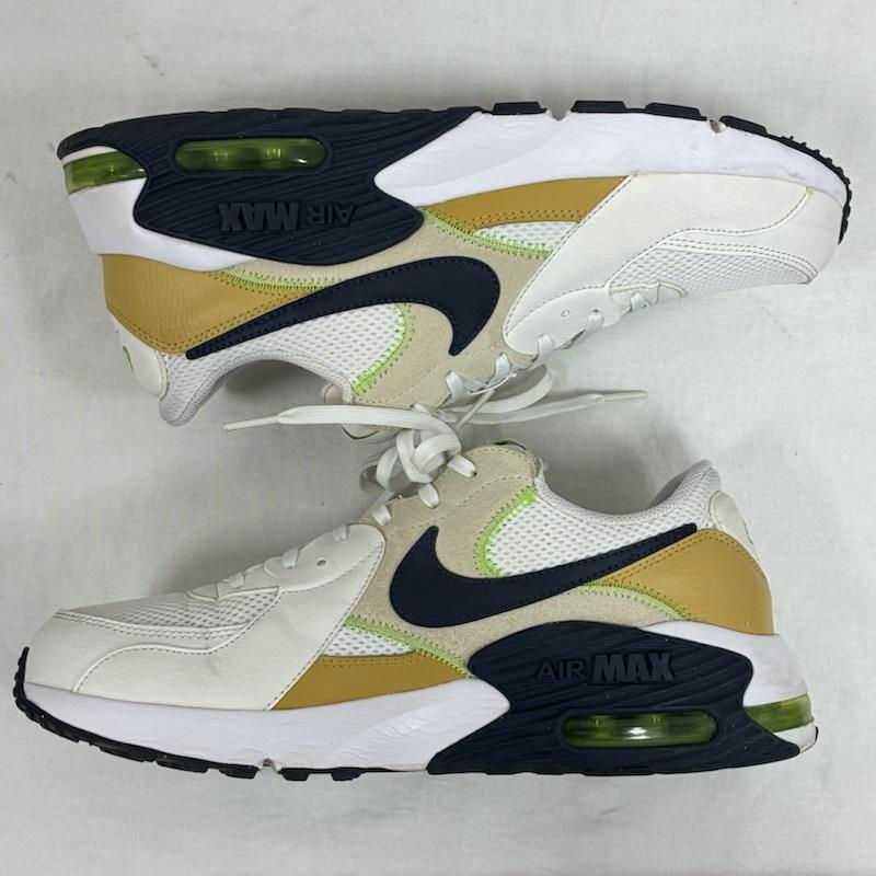 ナイキ NIKE スニーカー スニーカー AIR MAX EXCEE エアマックス エクシー CD4165-119 ローカット スニーカー 27.5cm ロゴ、文字 白 / ホワイト / white X 紺 / ネイビー / navy X マスタード / マスタード / X 黄緑 / イエローグリーン / メンズ USED 古着 中古 50133220