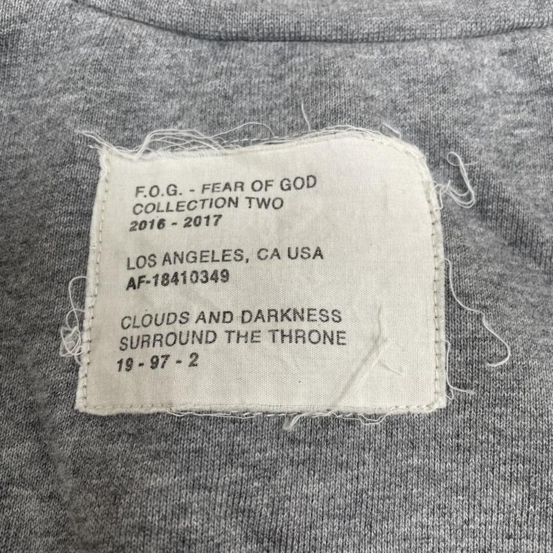 フィア・オブ・ゴッド FOG FEAR OF GOD トレーナー 長袖 サイドジップ スウェット モックネック プルオーバー 大きめ トレーナー 無地 L ロゴ、文字 灰 / グレー / gray メンズ USED 古着 中古 50133240