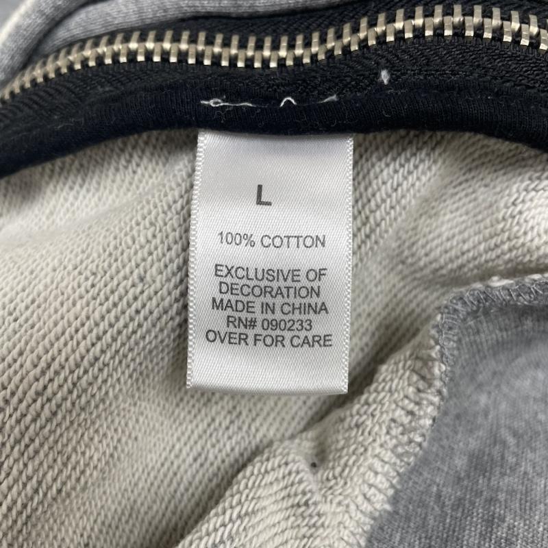 フィア・オブ・ゴッド FOG FEAR OF GOD トレーナー 長袖 サイドジップ スウェット モックネック プルオーバー 大きめ トレーナー 無地 L ロゴ、文字 灰 / グレー / gray メンズ USED 古着 中古 50133240